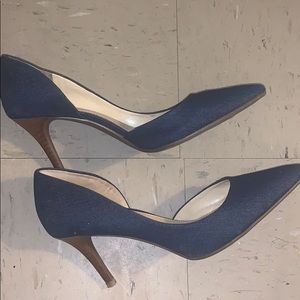 Denim heels by Jessica Simpson size 9